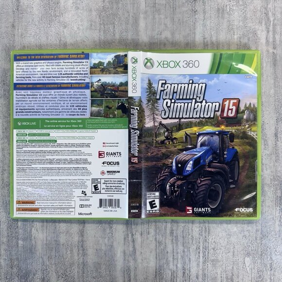 Farming Simulator 15 Microsoft Xbox 360 CIB - Picture 4 of 4